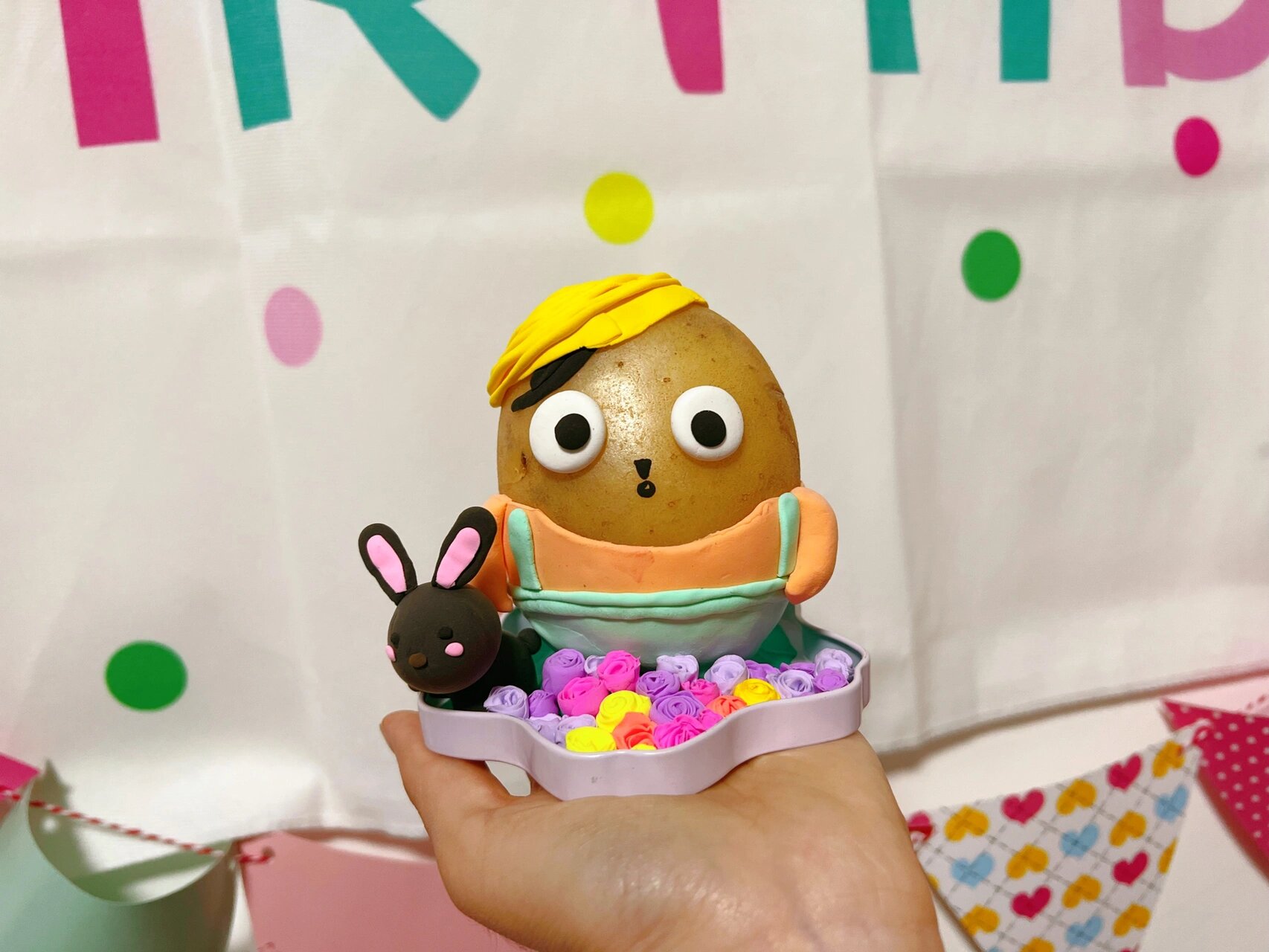 超轻粘土土豆人