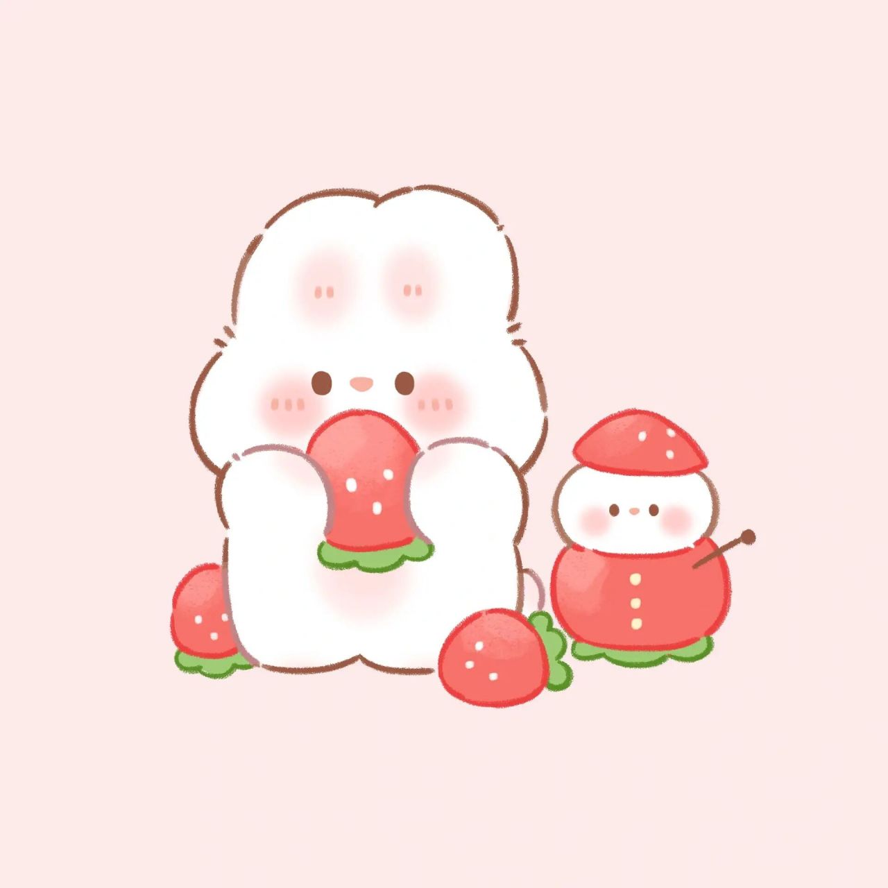 头像分享丨保持可爱 是天才行为92 水果和兔子 一样可爱