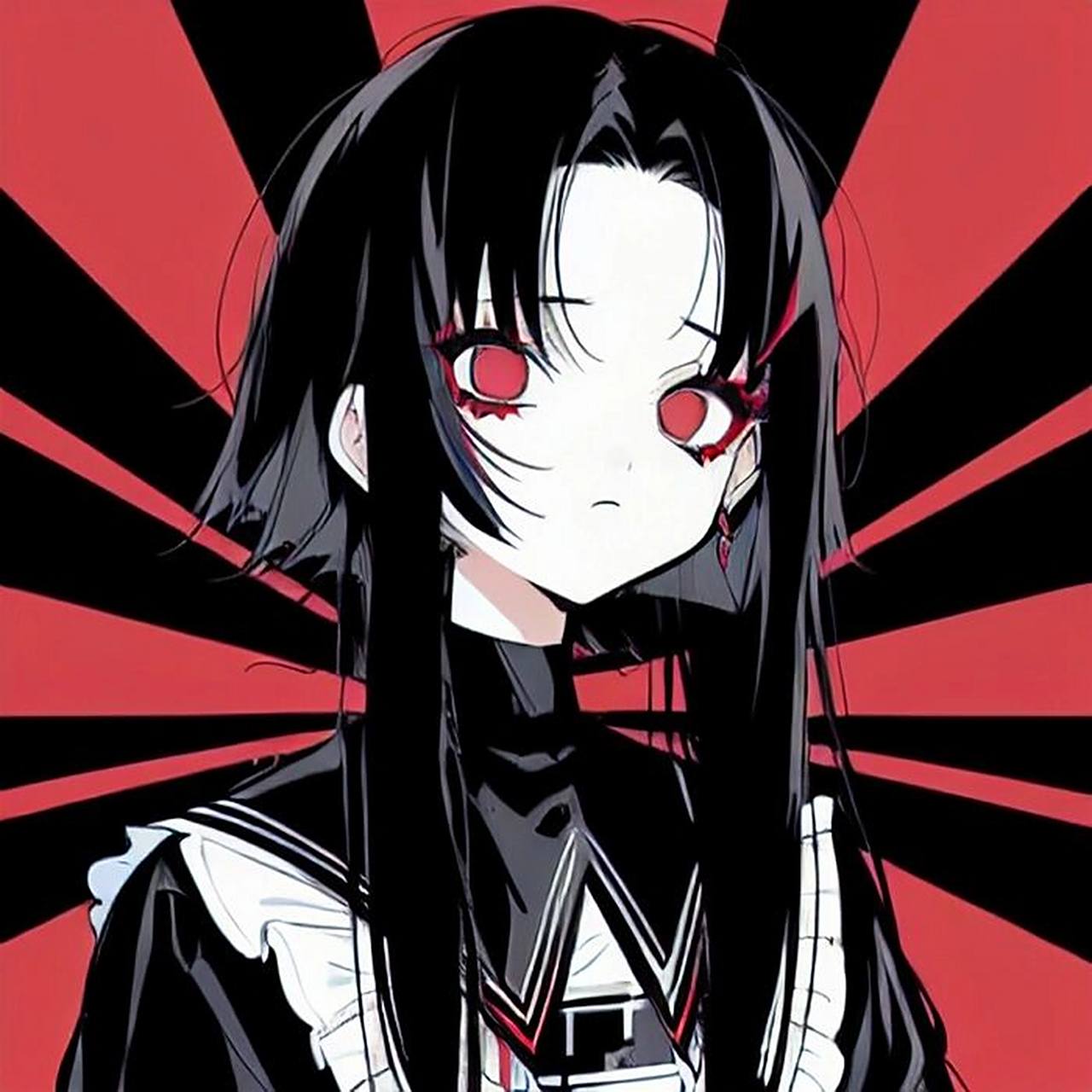 女生头像 暗黑系列 动漫头像