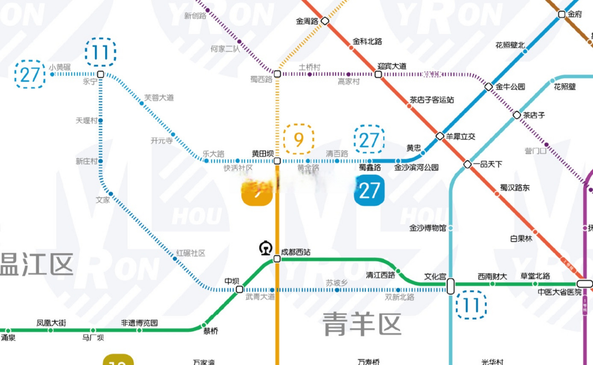 【乱弹成都地铁第五期规划(1)】11号线,永宁-文化宫,11.