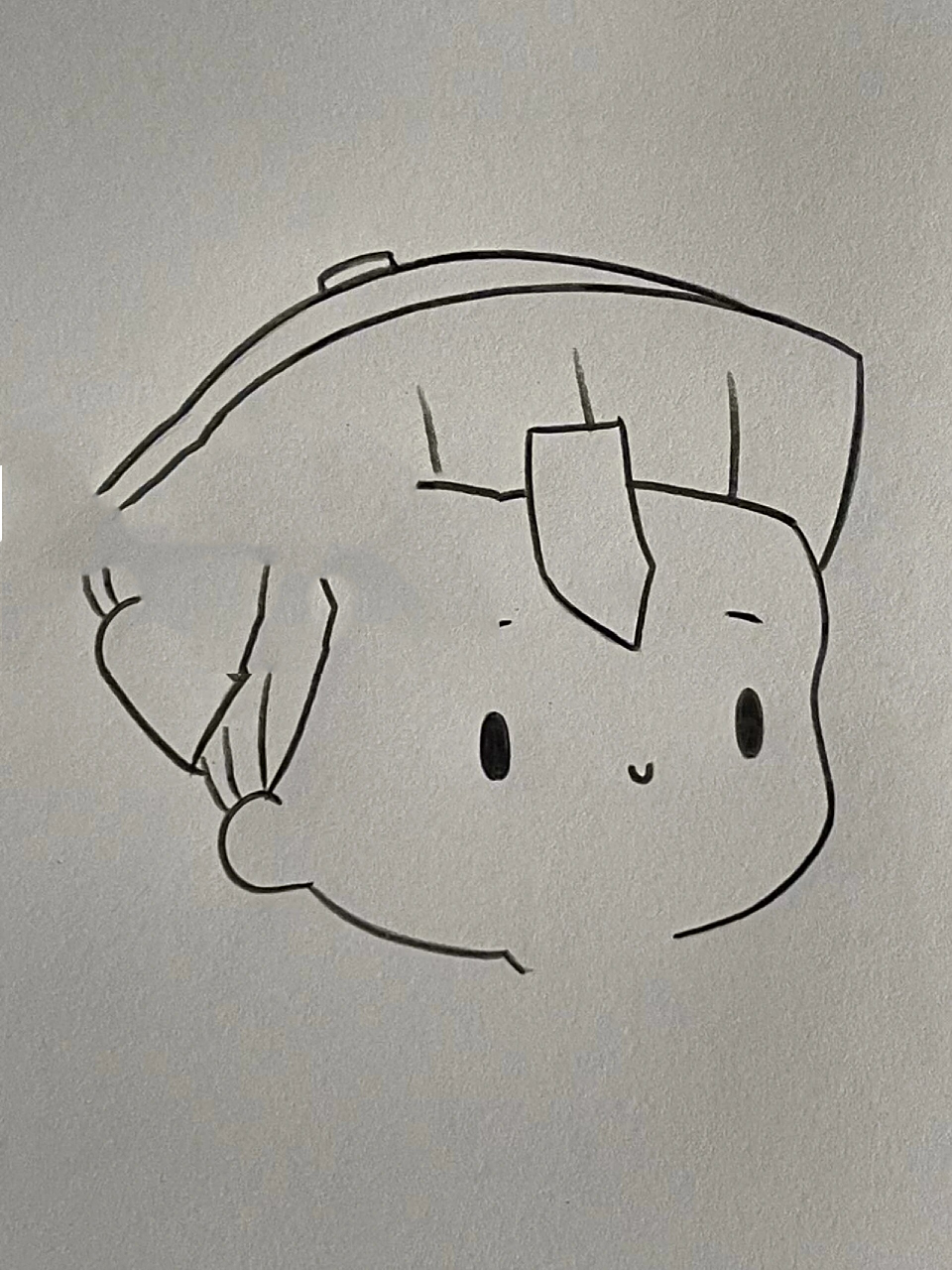 教你画可爱的僵小鱼 超简单的僵小鱼,你们学会了吗? 	 (临摹网络图片)