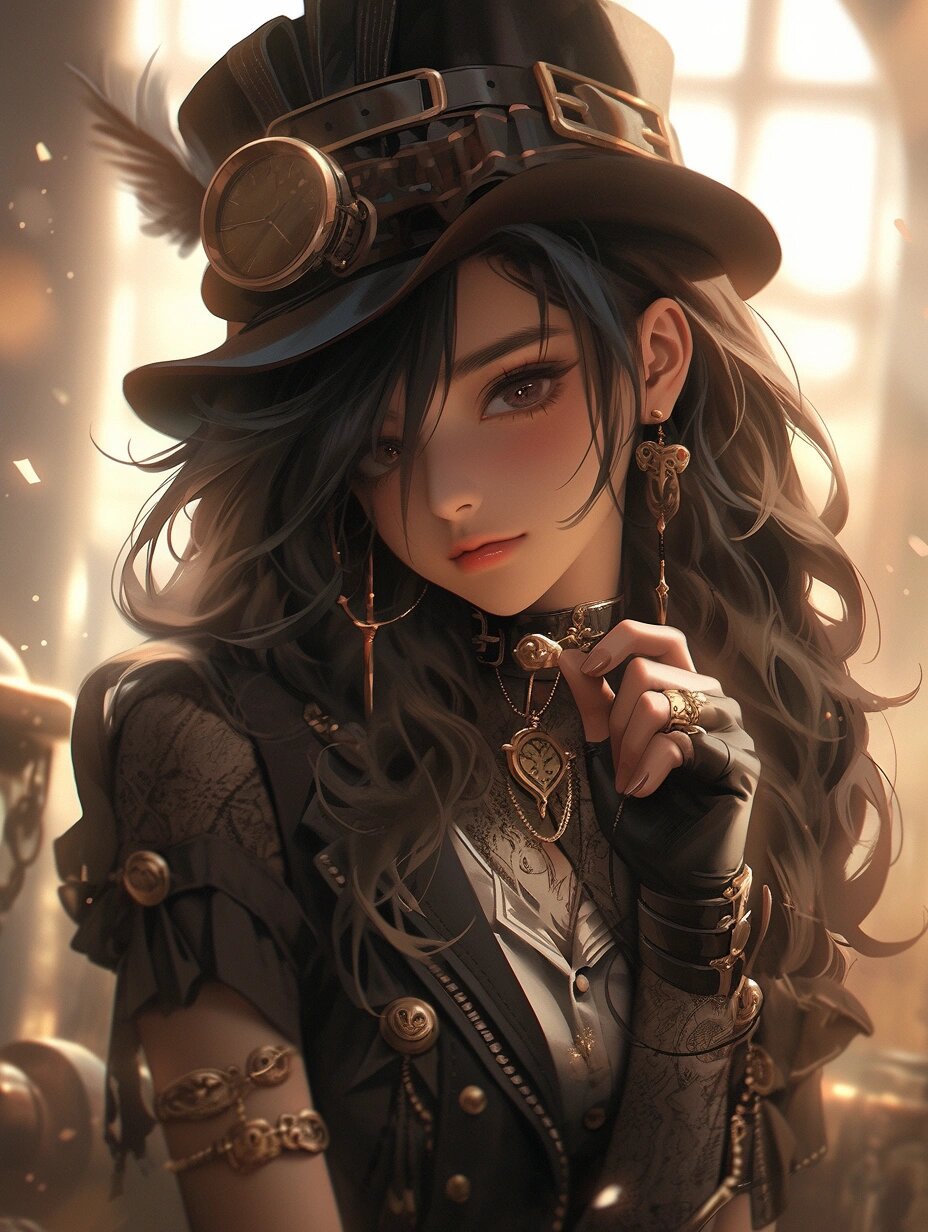 女生头像·蒸汽朋克系列