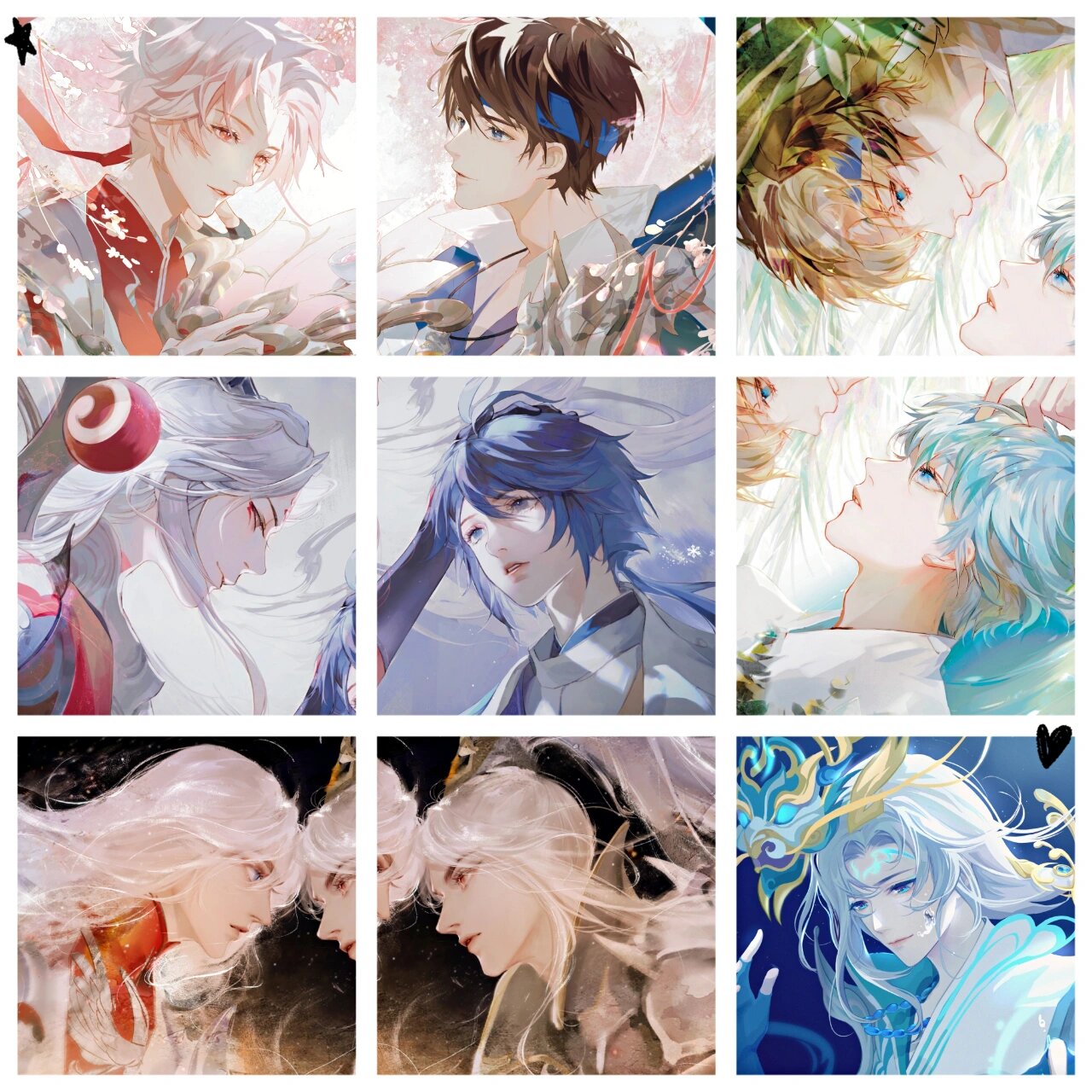 王者男cp头像系列高清