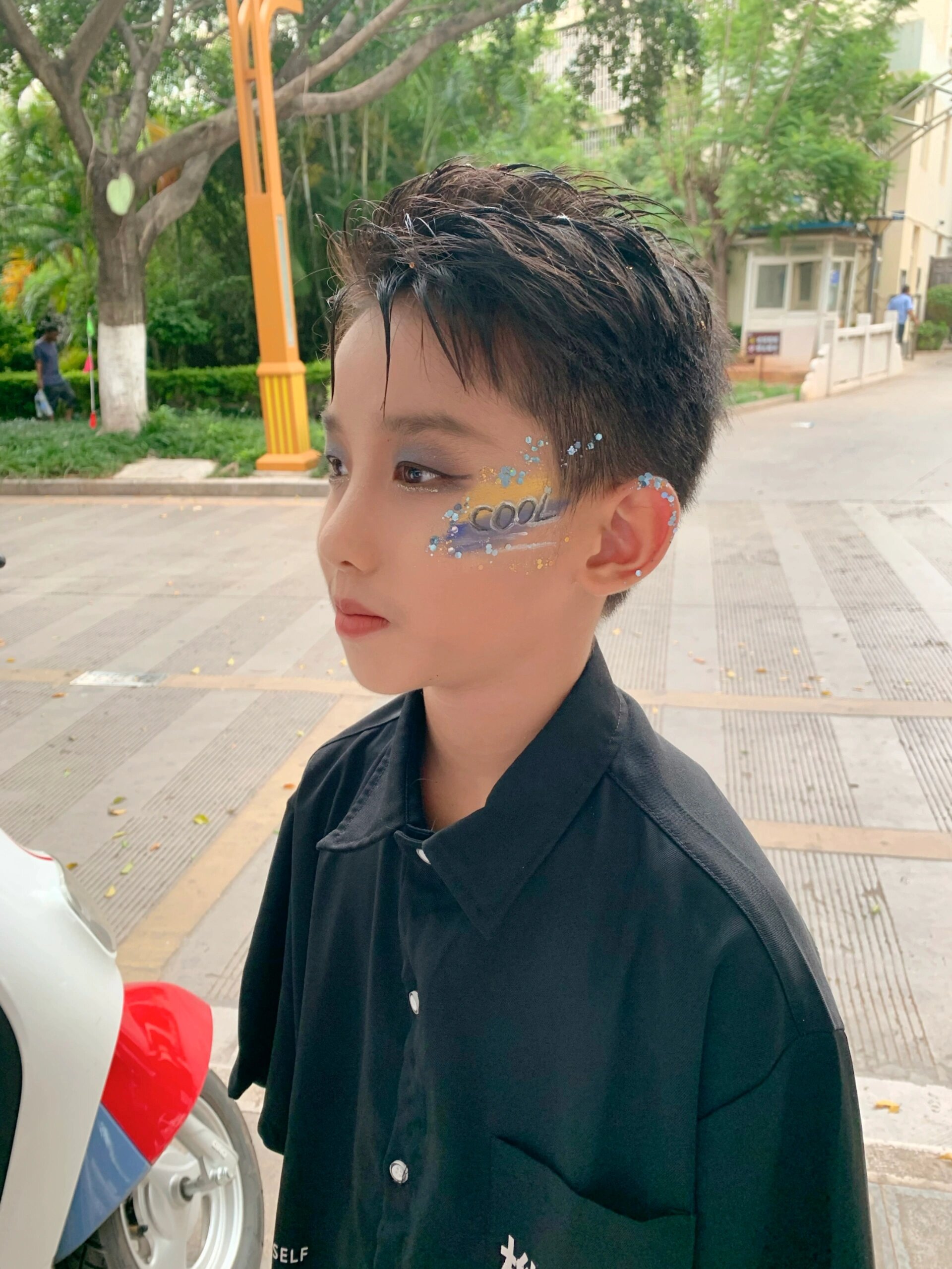 男生版街舞简妆➕彩绘 男生街舞妆容分享