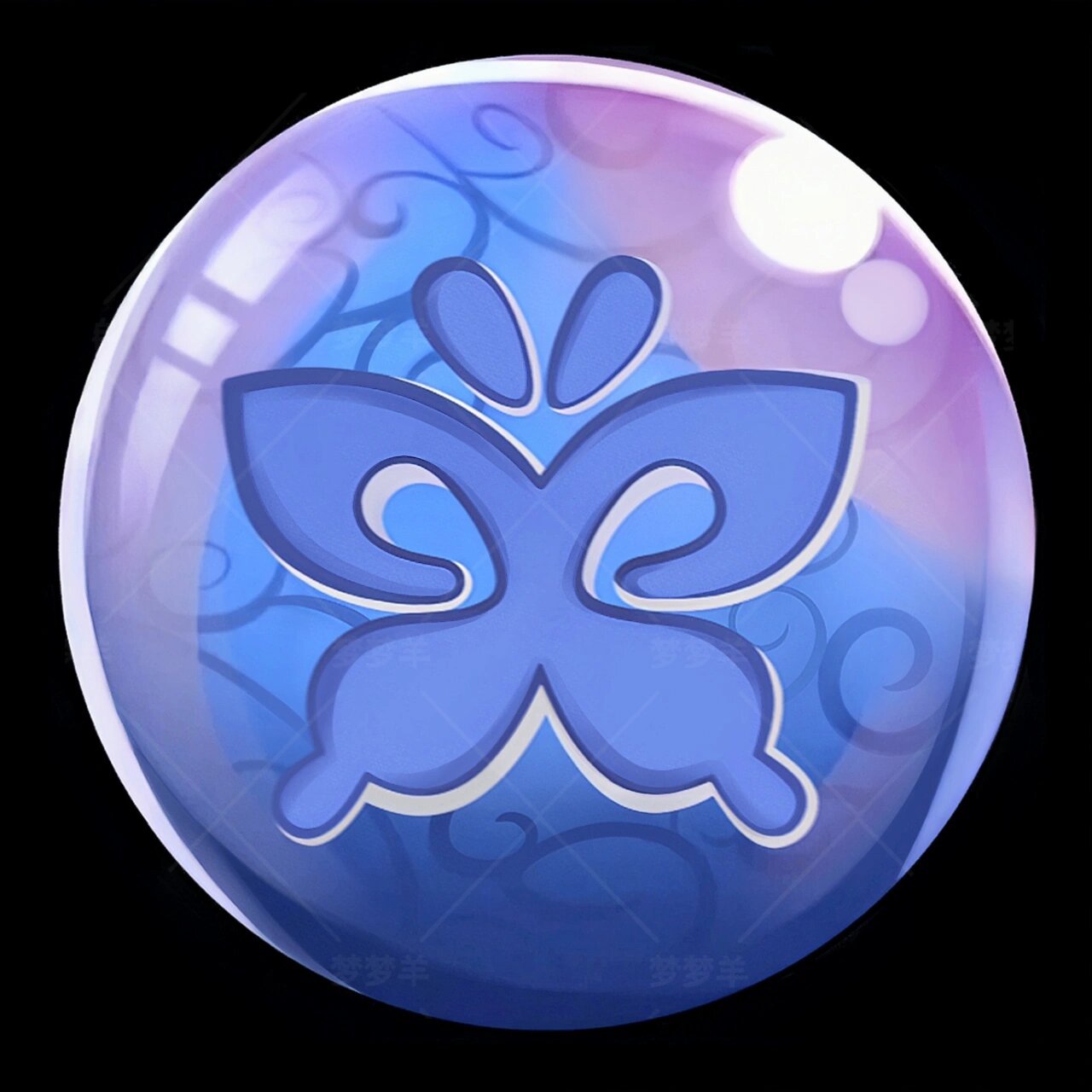 梦梦羊的奇力石 【尝试混入官图】梦梦羊奇力石介绍 	 梦蝶境:蝶过之