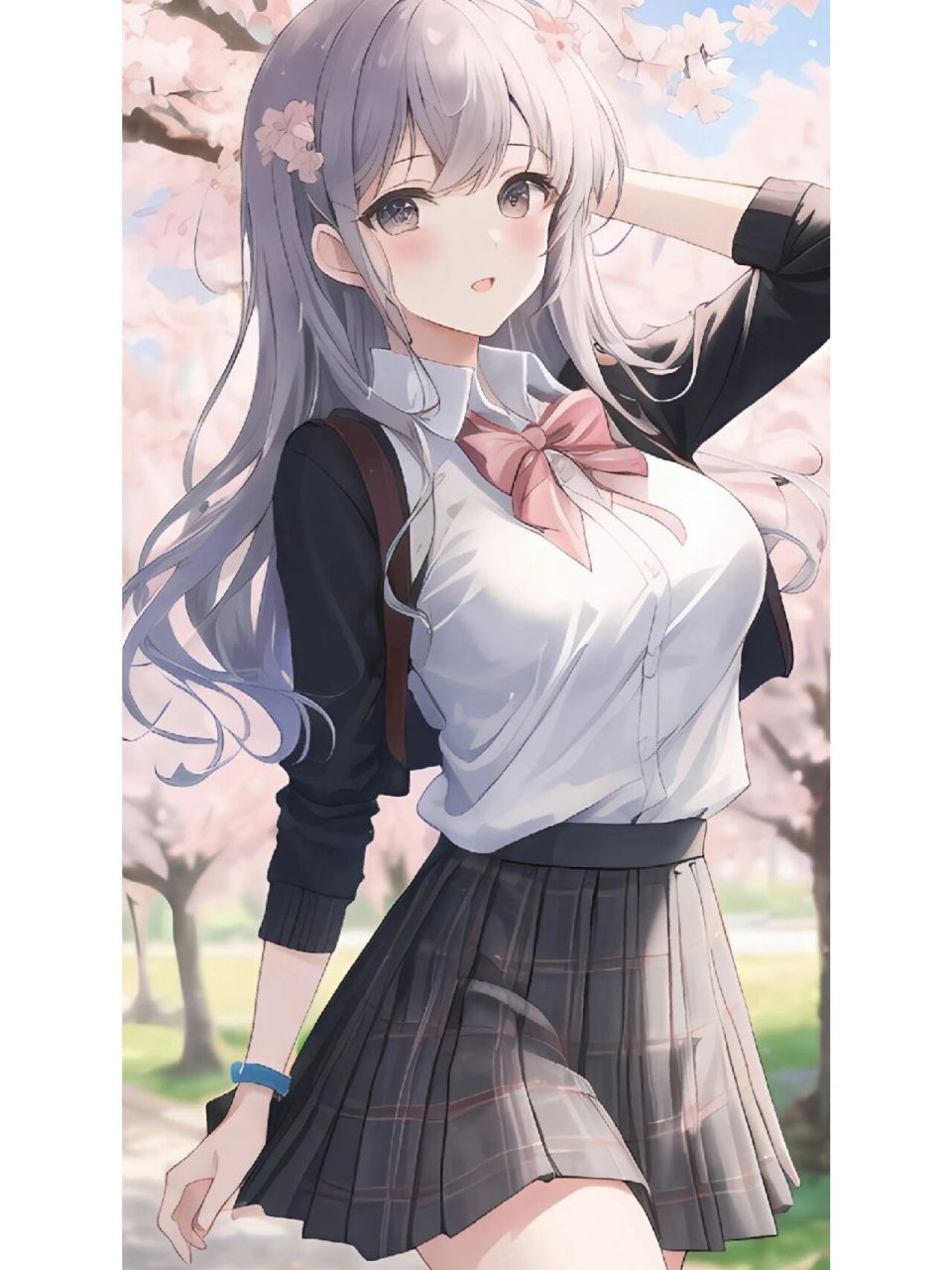 二次元美少女动漫手机壁纸 人生何其短,要笑得分外甜