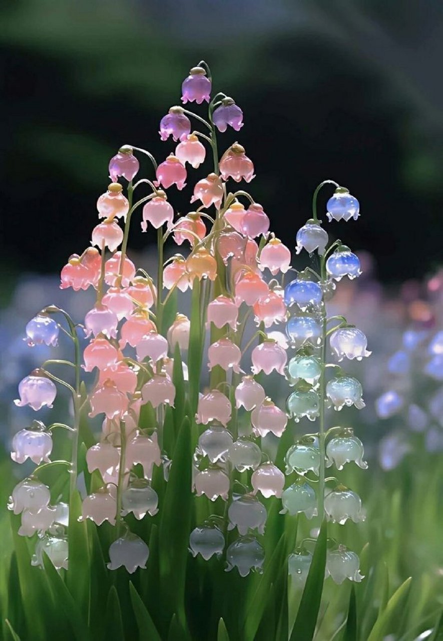 铃兰花寓意:幸福归来   #情感# #文案# #铃兰花