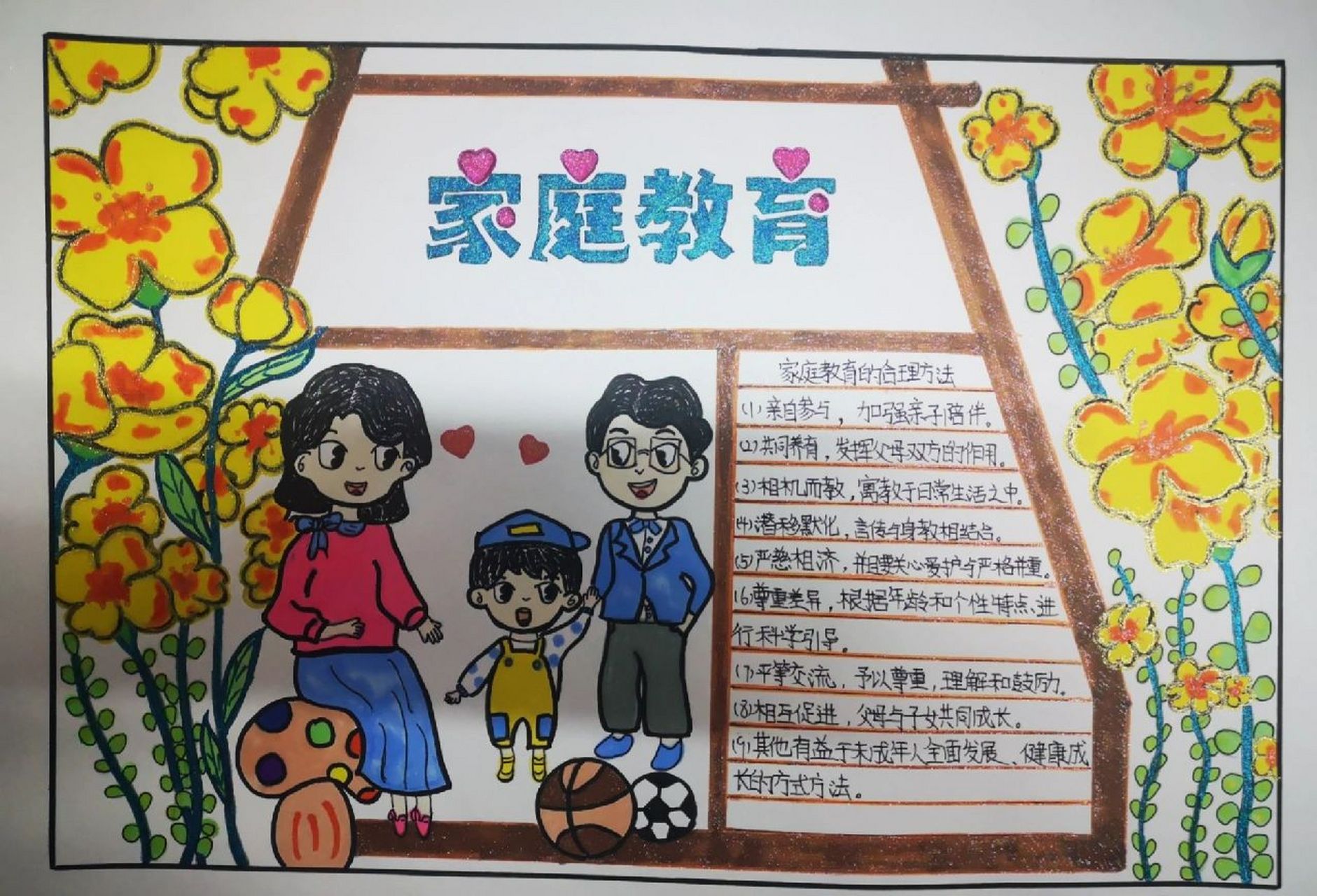 家庭教育促进法手抄报 家庭教育促进法