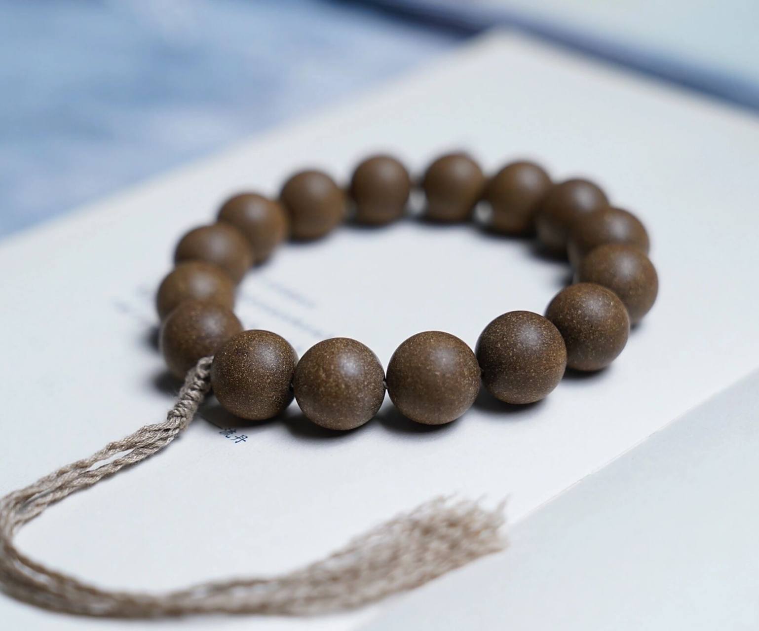 合香珠 古法香珠 龙涎香 龙涎香(沈) 15mm 16颗  手工圆 目前仅只有一