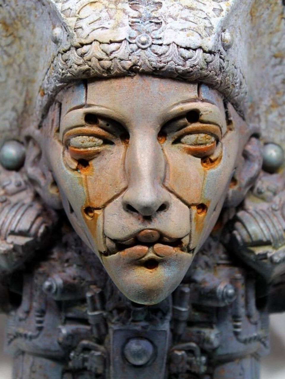 一眼难忘的机器人肖像(二) 前一个泥塑机器人图片素材爆了,因为篇幅