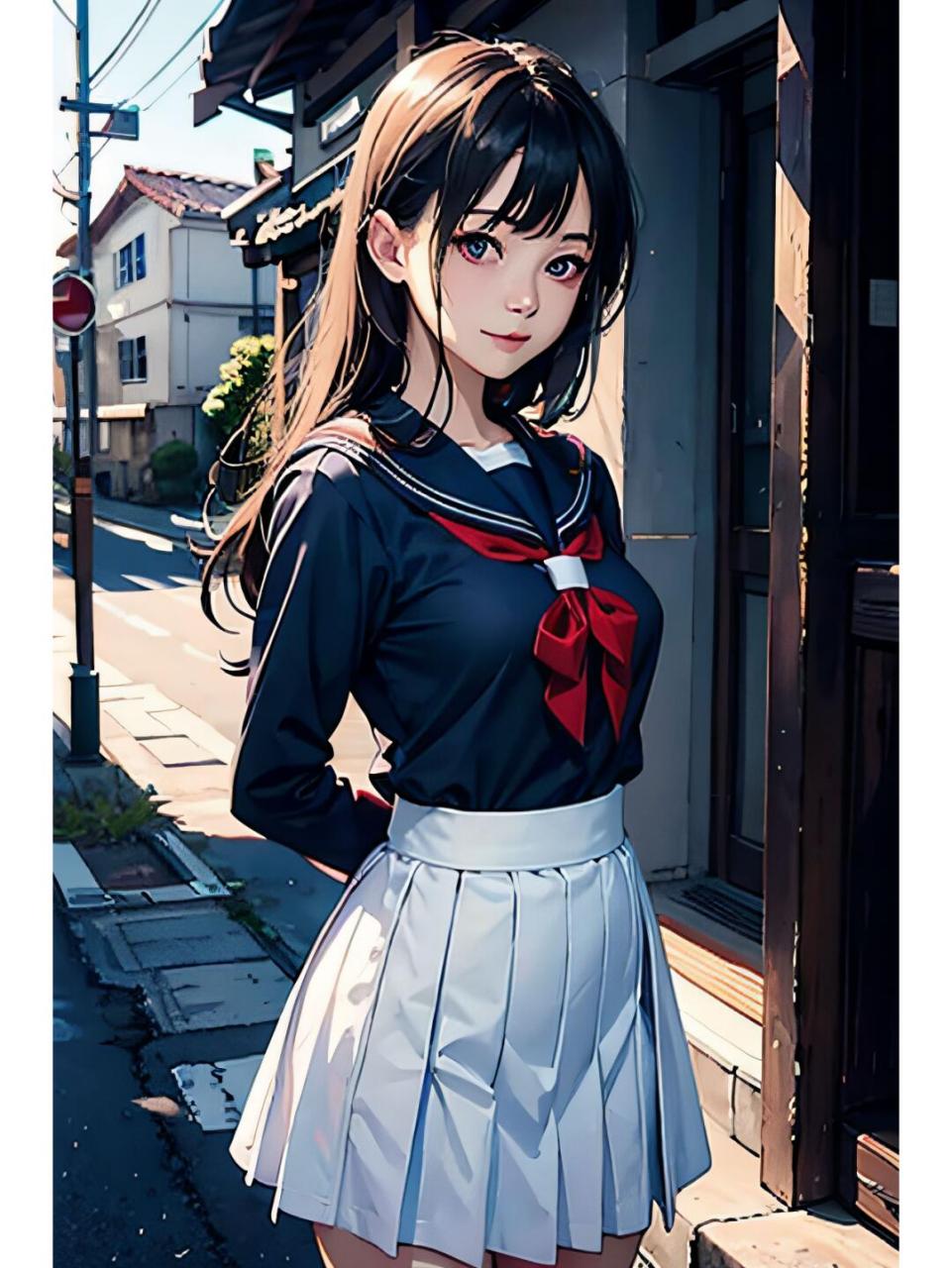 学院风穿搭#0202#二次元