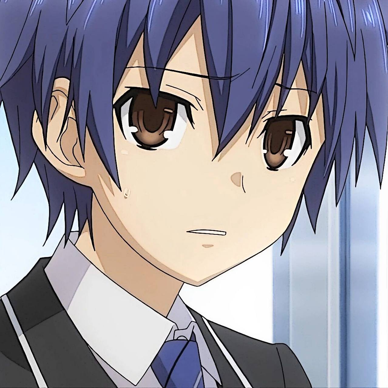 五河士道头像 喜欢的点个赞 谢谢 #约会大作战# #五河士道# #动漫男头