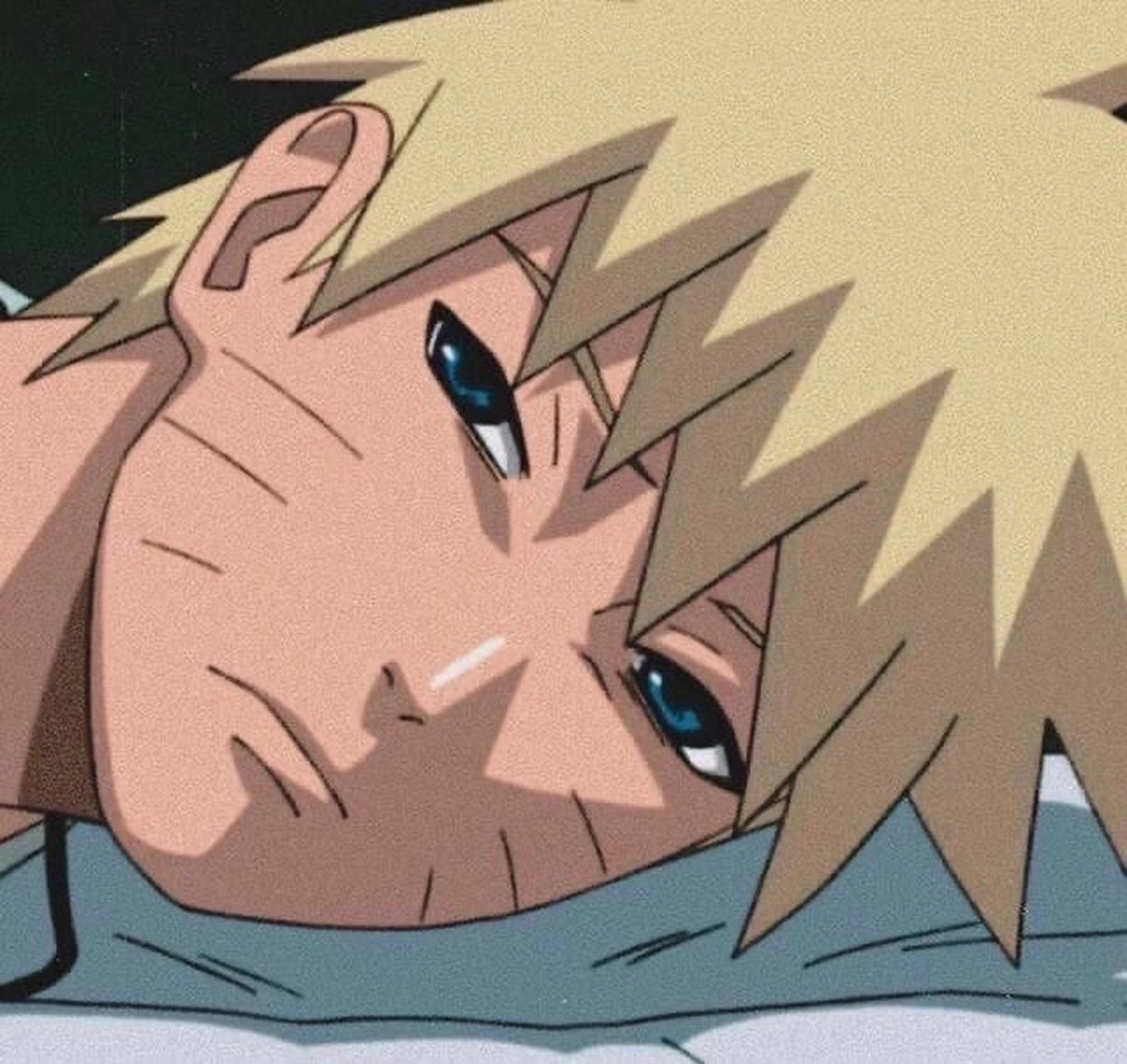 来一波鸣人伤感图92 得知师父好色仙人阵亡的消息后