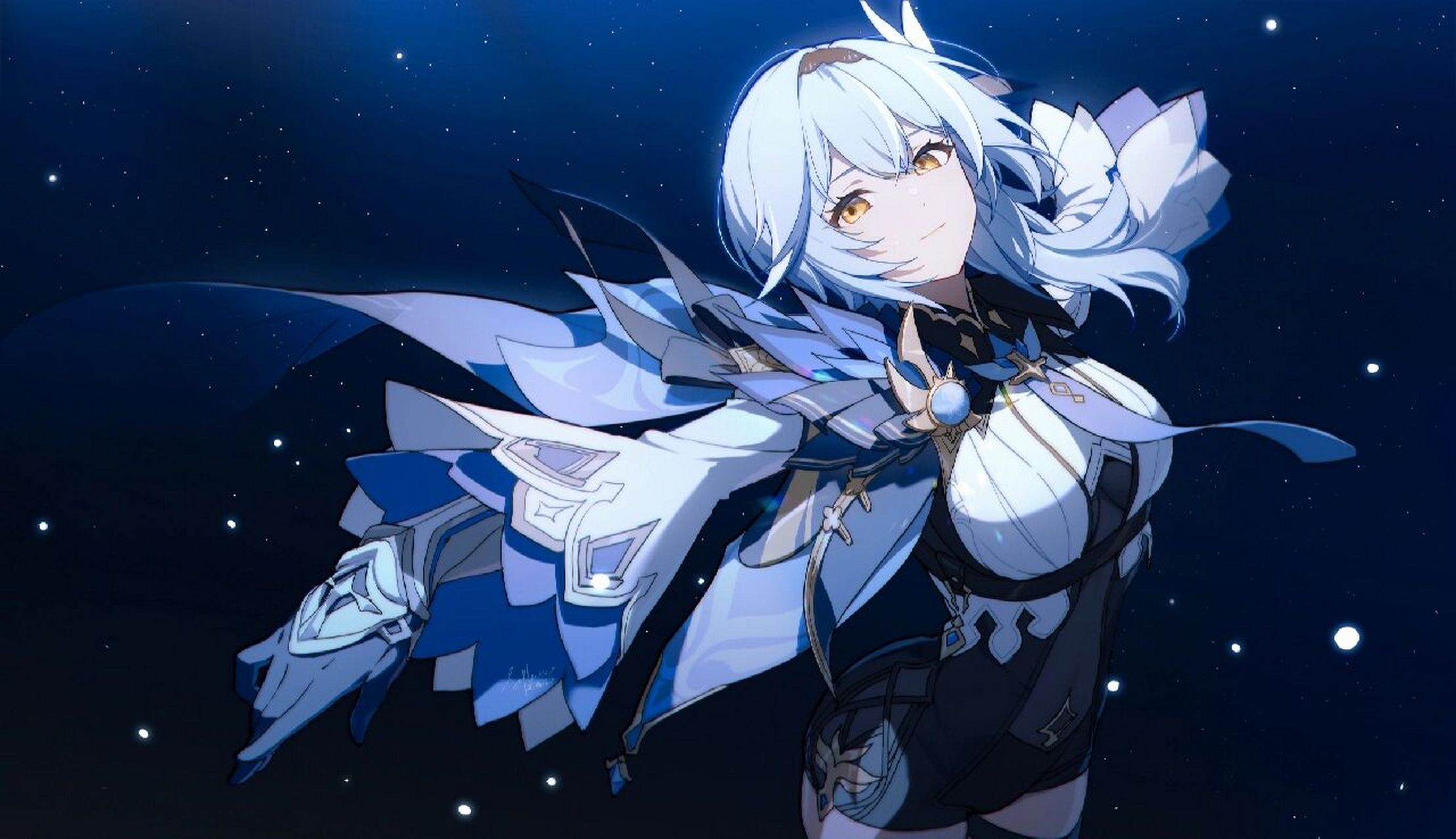 这是我最喜欢的优菈图 这是我最喜欢的优菈同人图了,太好看了