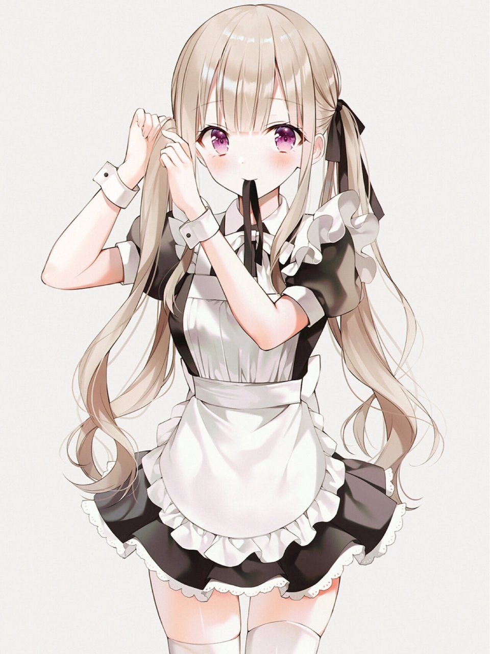 二次元壁纸 动漫少女 女仆咖啡店来了7515