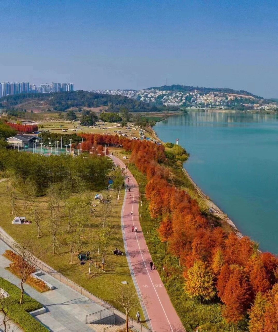 江边露营的季节72159499灵龟山公园 又又又到了适合去江边