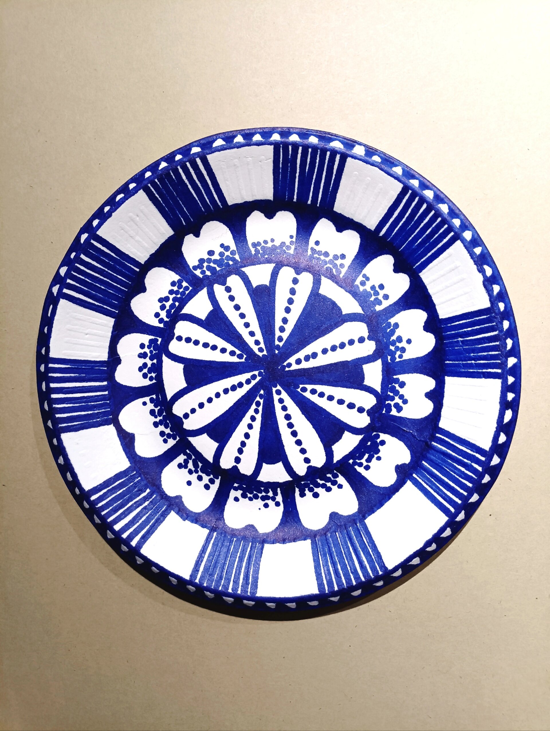 青花瓷创意纸盘