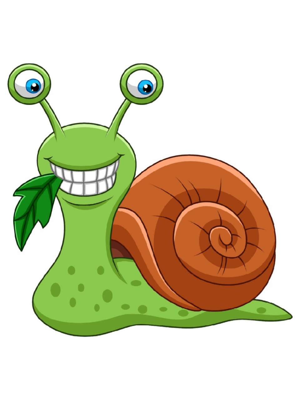 卡通蜗牛|一个生来就带有房子的它你羡慕吗?