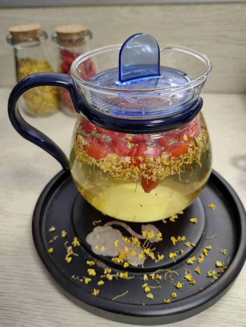 喝它暖暖身～桂花吃法二 一杯香甜四溢,提神醒脑,驱寒暖胃的桂花茶