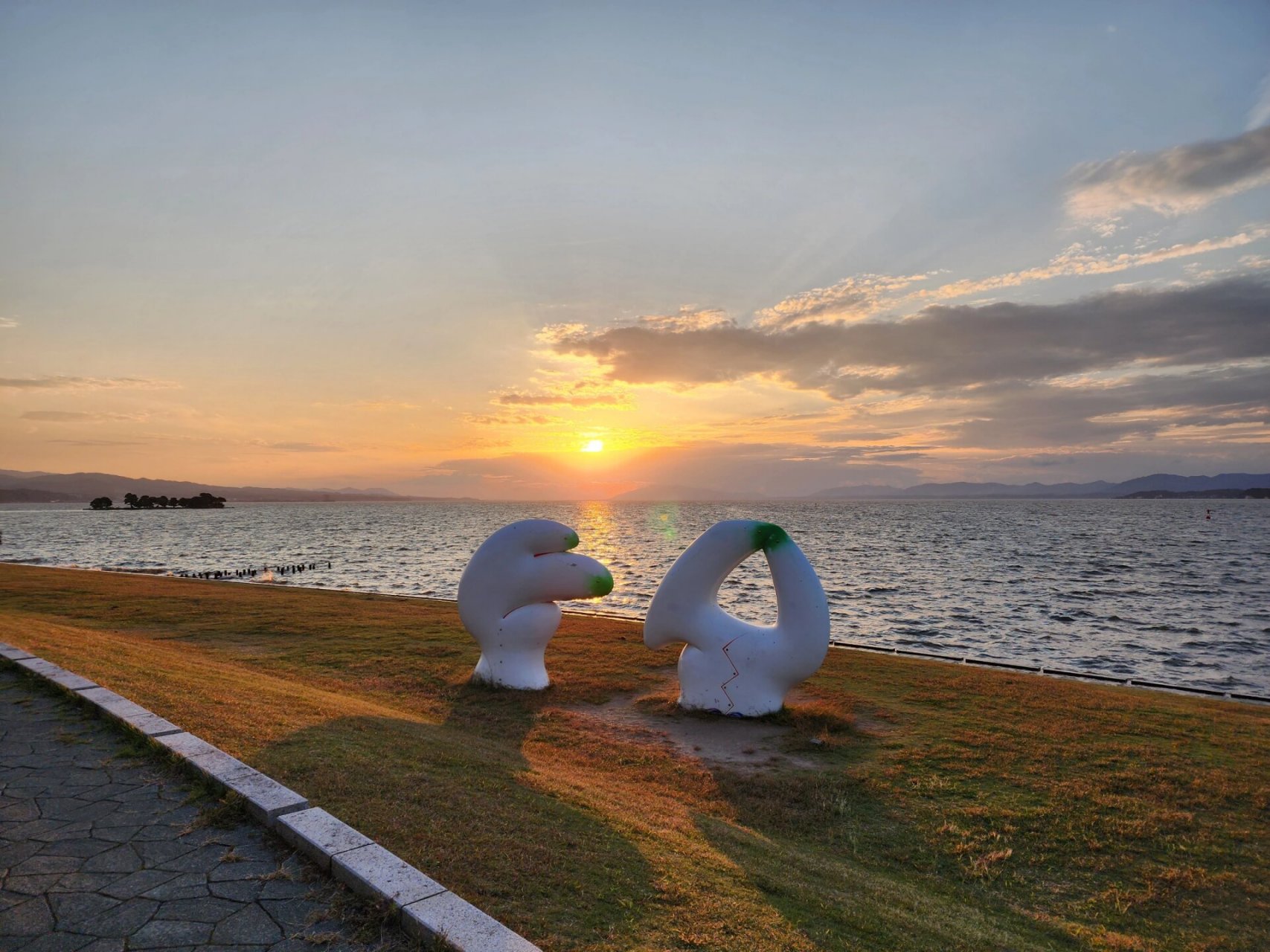 岛根县|松江市|夕阳专属的浪漫06 宍道湖サンセットカフェ 这里也太