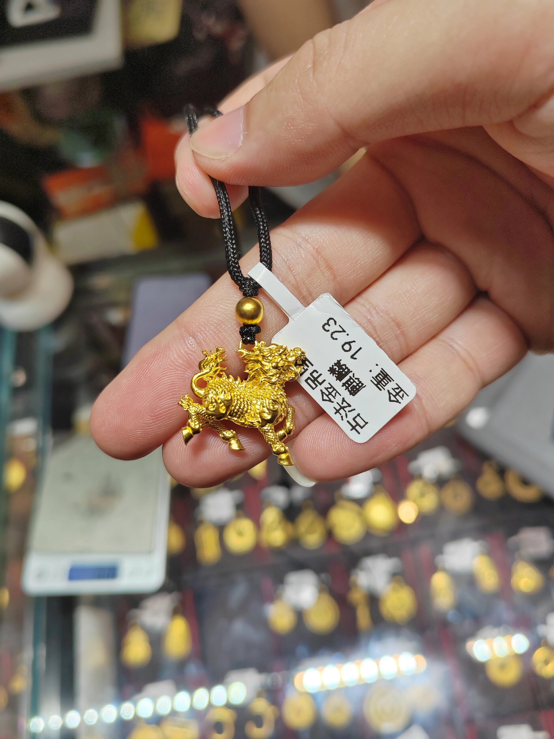古法黄金麒麟吊坠✨送给爸爸的礼物  精致做工 栩栩如生 按克 麒麟