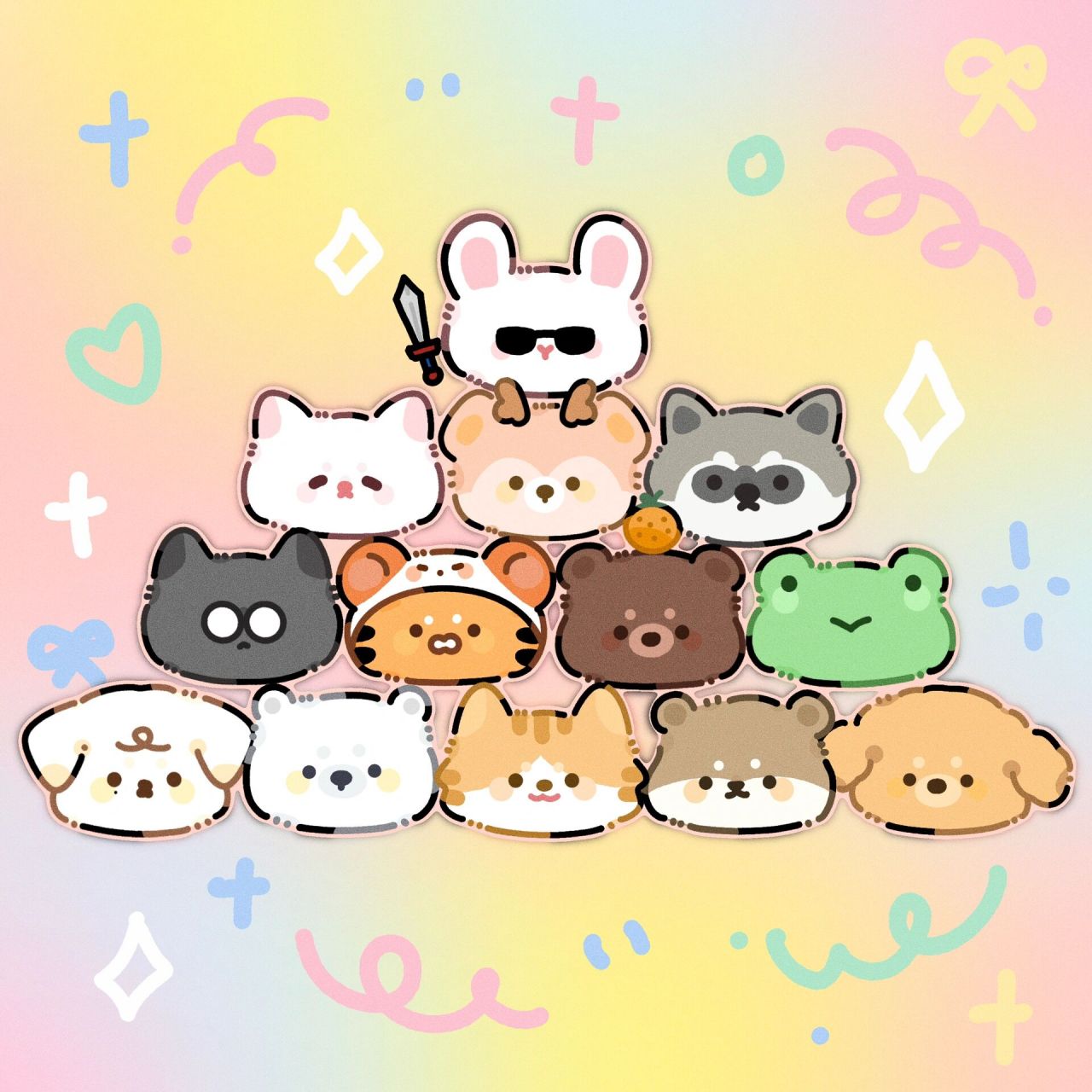 seventeen全员动物塑0468086489898961236189