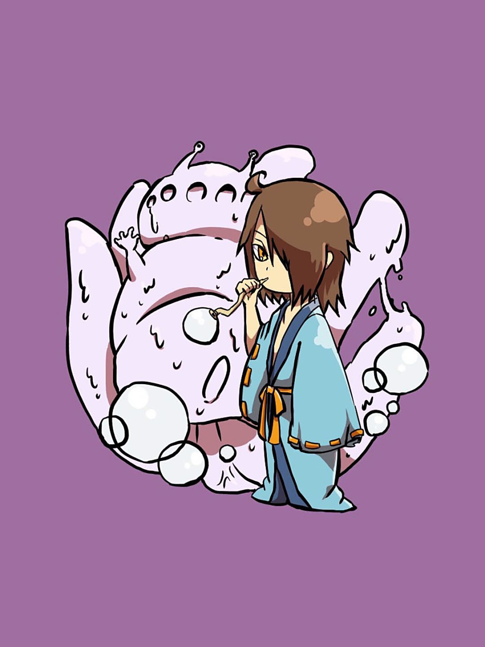 分享 火影忍者 九个尾兽q版 手机屏保 以前无意找到的九张q版火影尾兽