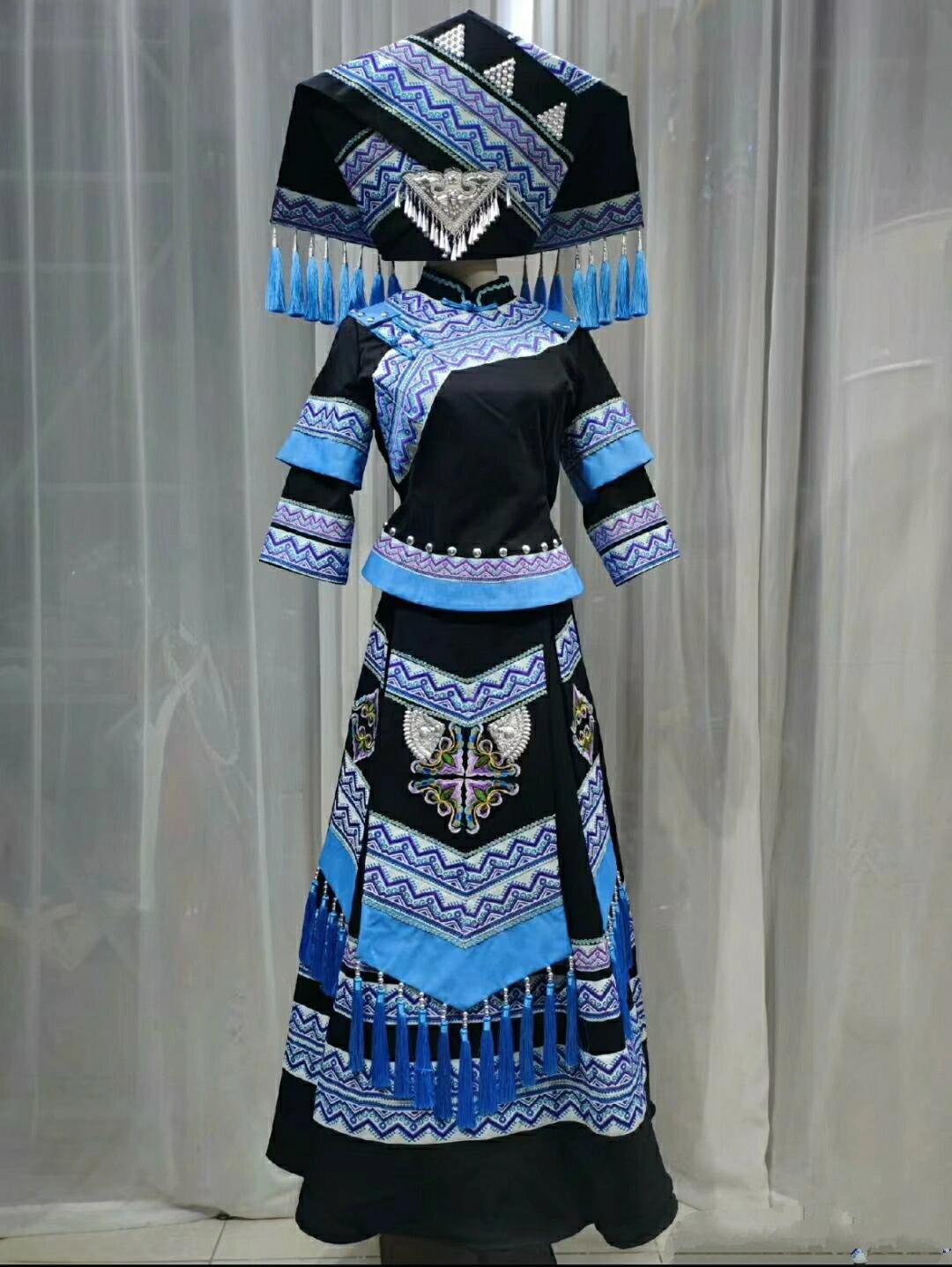 广西壮族三月三服饰少数民族传统重工民族服装壮族服饰少数民族传统