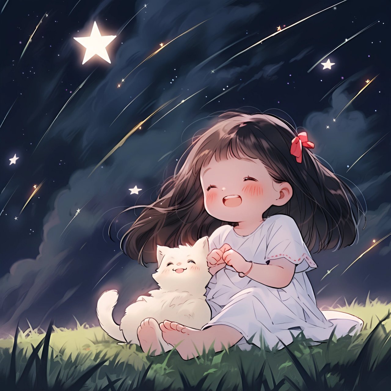 超级可爱又治愈的女生头像98 如果未来无法预料,那就别吝啬爱与生活