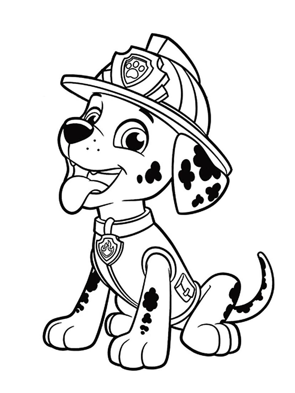 汪汪队16615|手绘线稿9315对比上色96|自取素材 9898