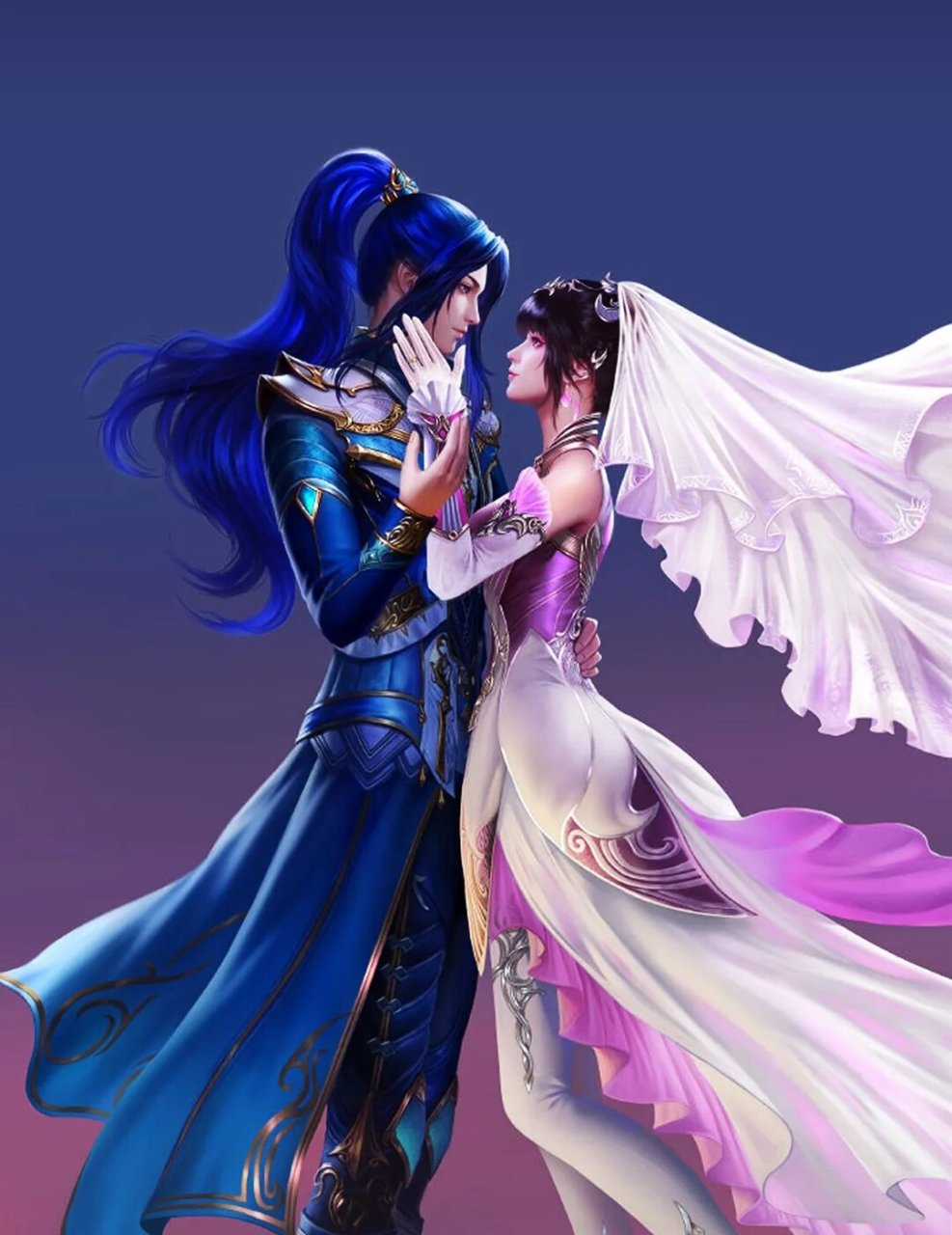 三哥和小舞的壁纸来了