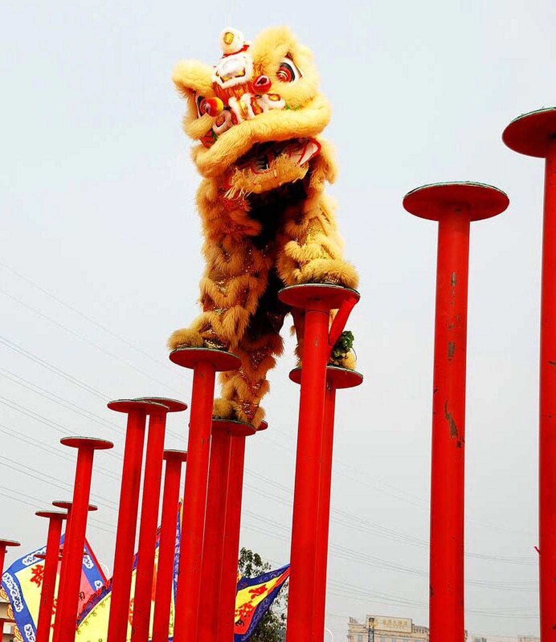 广府民俗|广东醒狮之舞狮技艺简识 78舞狮技艺大致上分为三部分