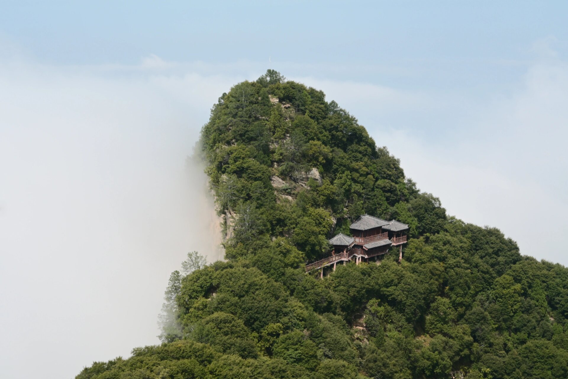 30 少华山一日游 94误入云雾深处～ 94坐标陕西渭南华州区的少