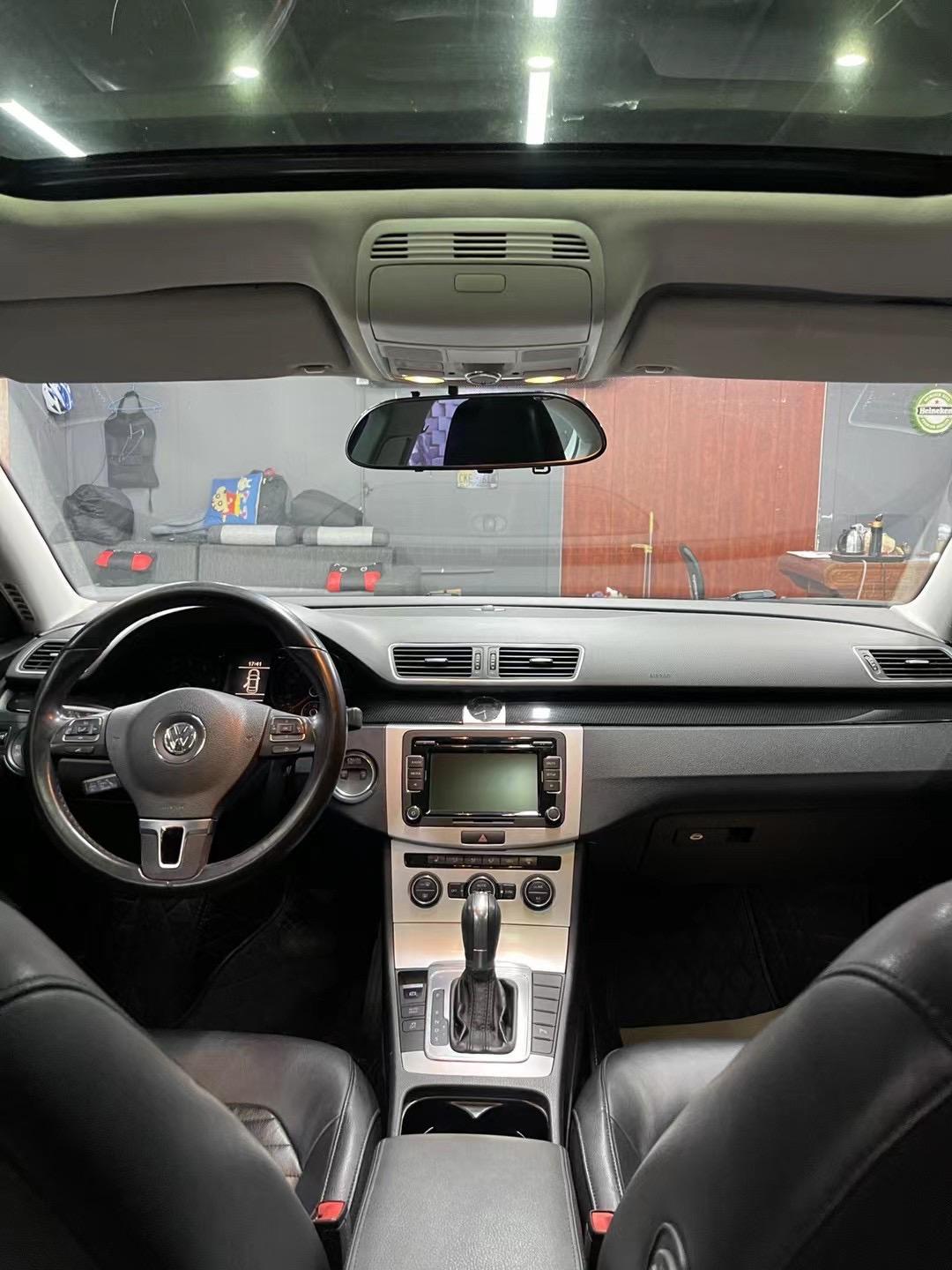 14年大众迈腾 白车黑内 全车原版原漆!极品车况!1
