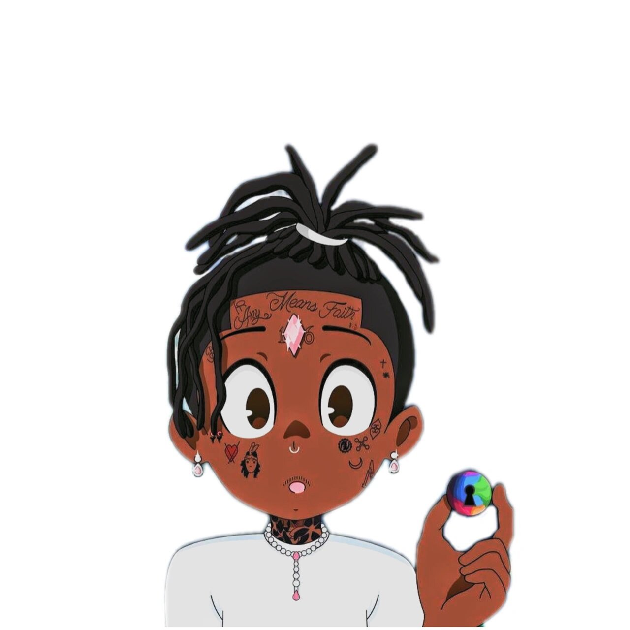 动漫发型头像合集 动漫脏辫头像