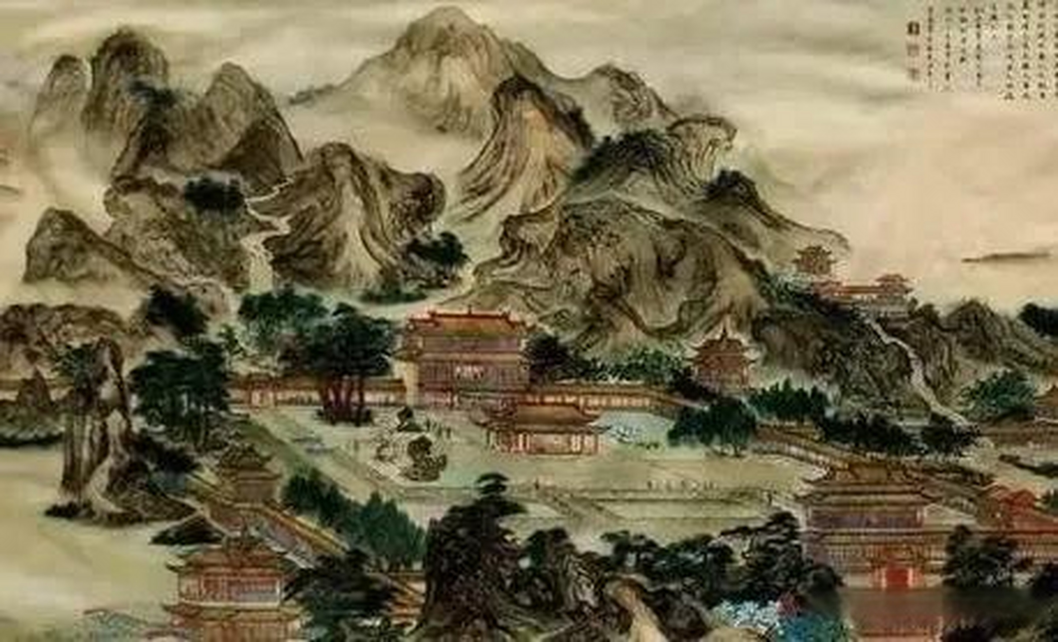 《卖花声·怀古 》                       元 · 张可久 阿房舞殿翻