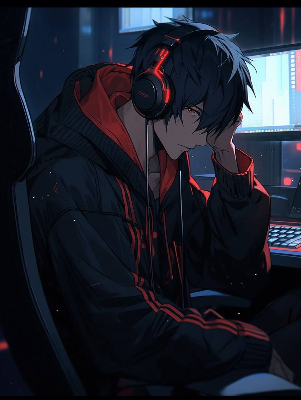 帅气电竞男孩头像,开黑兄弟头像 像不像《全职高手》里的叶修