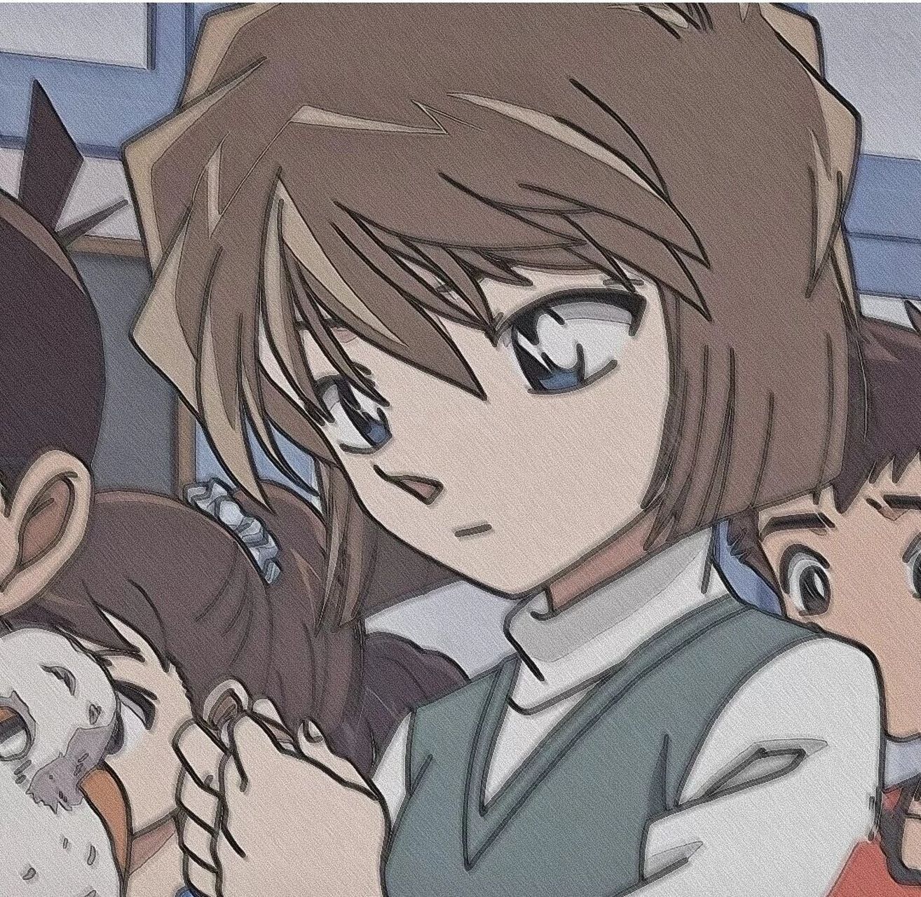 名柯头像/灰原哀篇. "你的世界变大了,我就变得可有可无了."