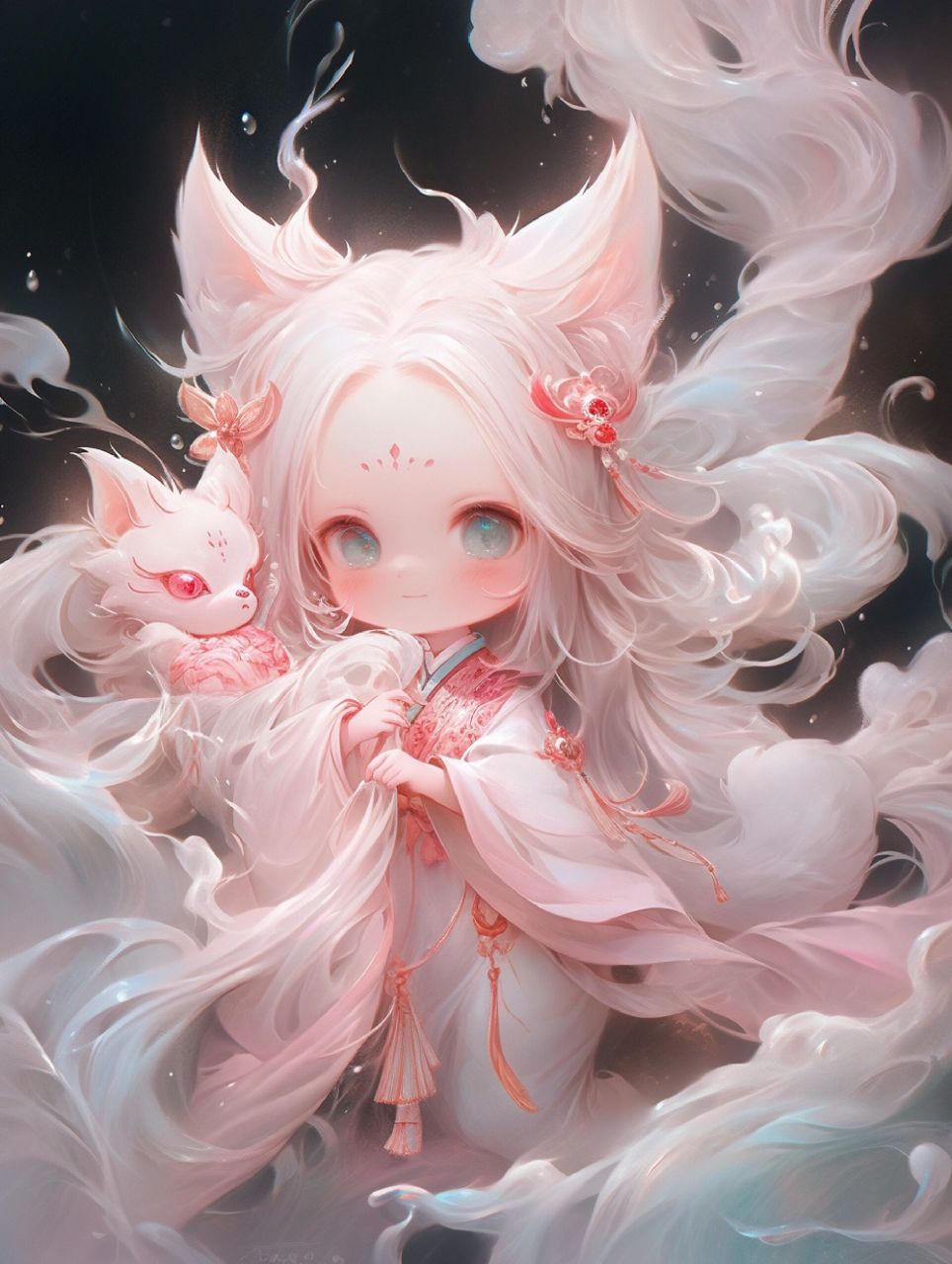 可可爱爱没有脑袋|九尾小狐仙7图头像壁纸 九尾狐也可以可可爱爱的