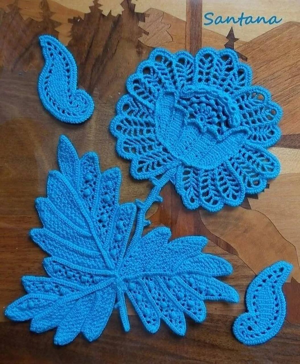 爱尔兰钩花(附图解)