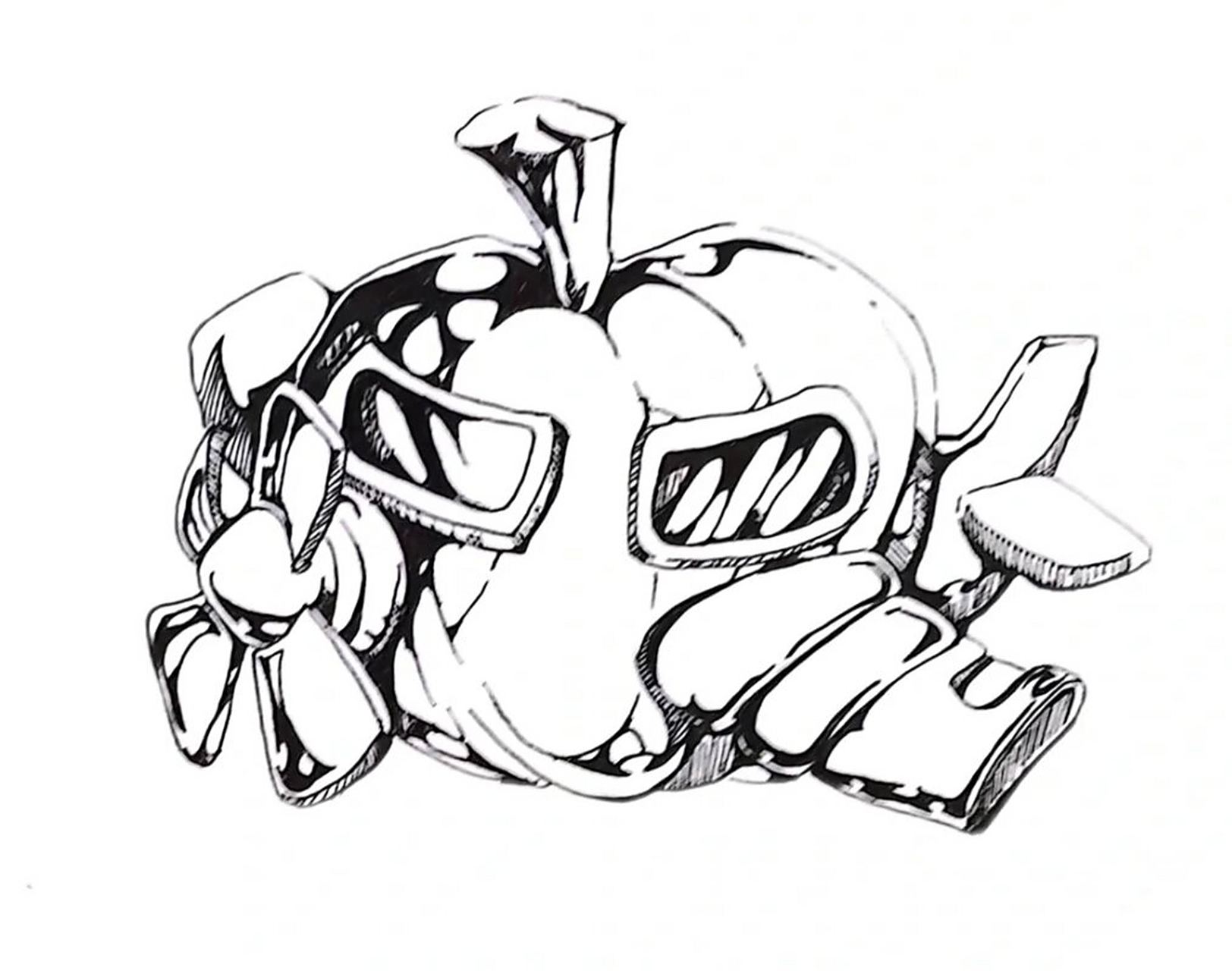 水果|苹果的图形创意联想设计 苹果的图形创意联想