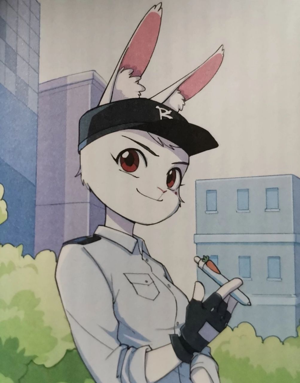 大学时的兔子警长也一样可爱