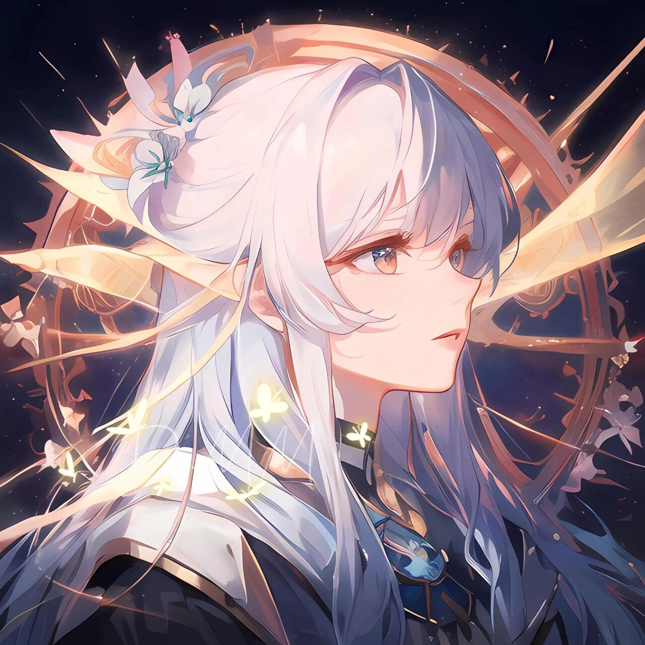 动漫女头|高颜值小众宝藏动漫头像       由无界ai生成