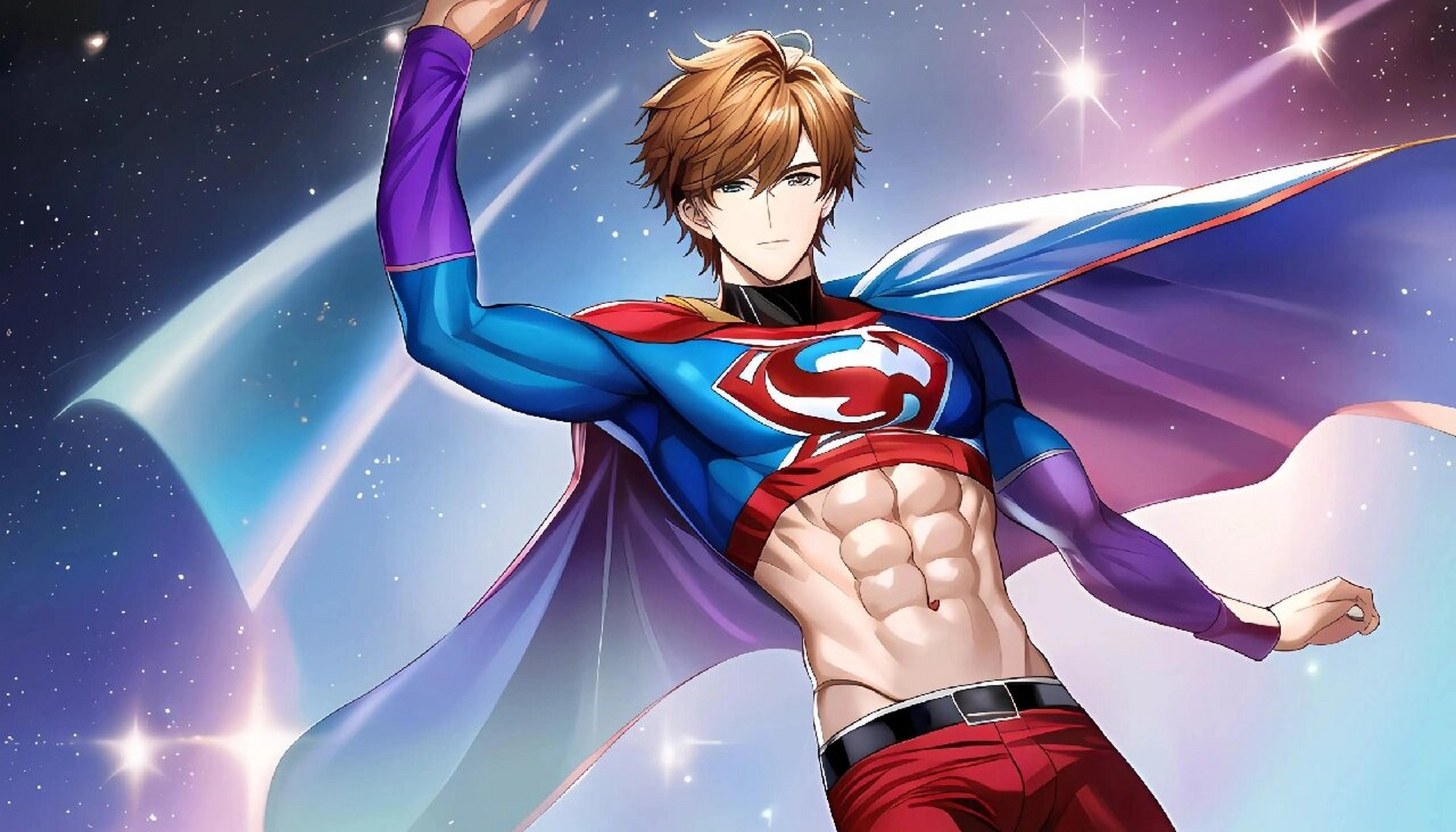 露腹肌的超级英雄第四弹