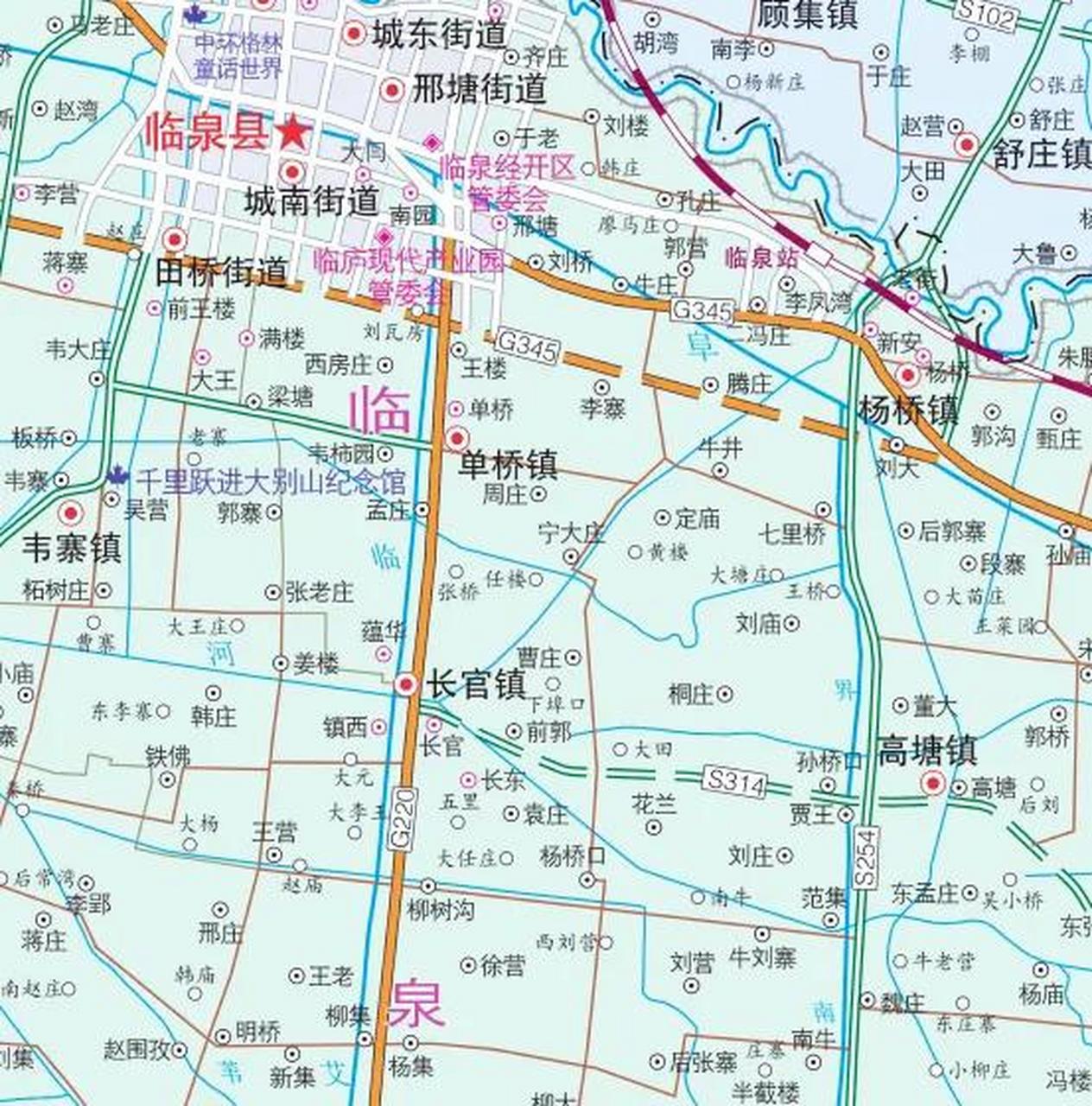 安徽省临泉县单桥镇在县城南郊,镇区在临艾河与单桥河交汇处.