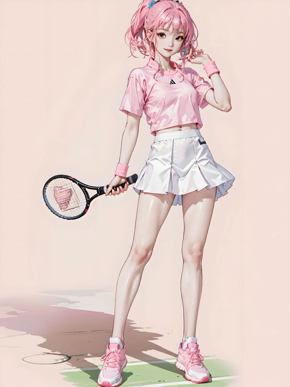 ootd|网球女孩|青春靓丽 跑步,快走时可以思考,听音乐,看风景,很舒心