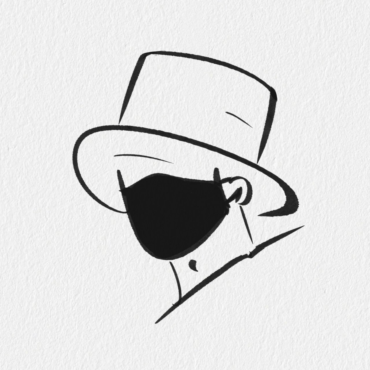 16 依旧很酷的线条感头像 提供黑白两个版本 	 喜欢可私信取原图