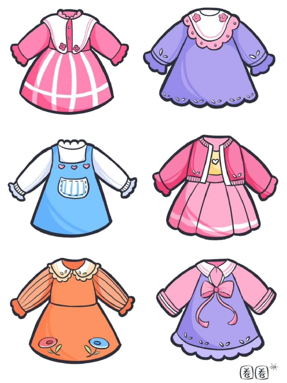 幼师考编 | 儿童画 | 衣服画法合集 |简笔画 衣服大合集来啦