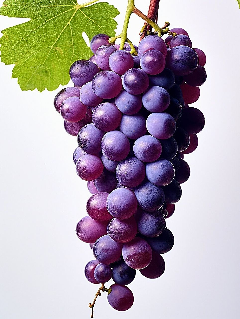绘画素材||水果篇,一串紫色葡萄!
