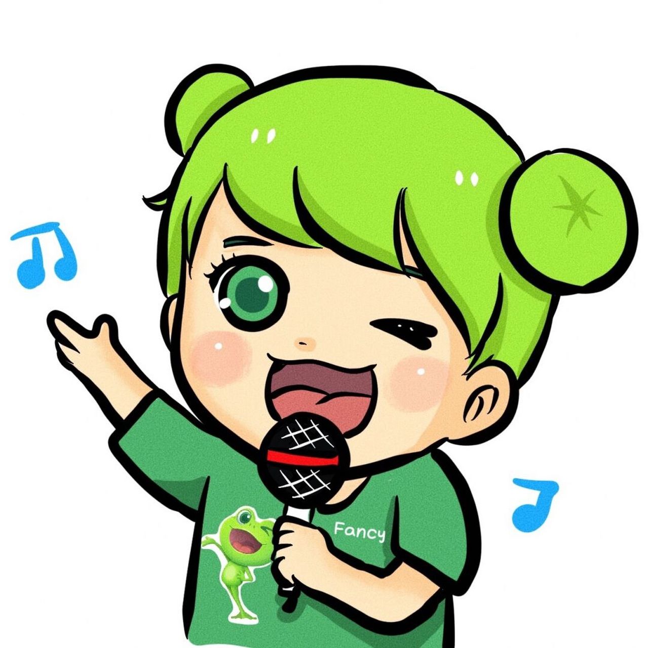 开心消消乐"拟人版"头像 最喜欢的开心消消乐马上迎来生日啦 画了栗熊